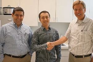 Dr. Qi Li with Profs Williams and Ucer