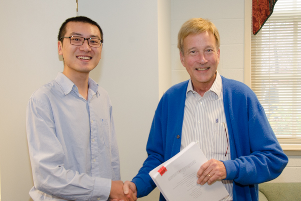 Dr. Xinfu Lu with Prof Williams