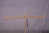Fourteen Hook Bar can be balanced by changing mass on each side as well as distance from pivot.